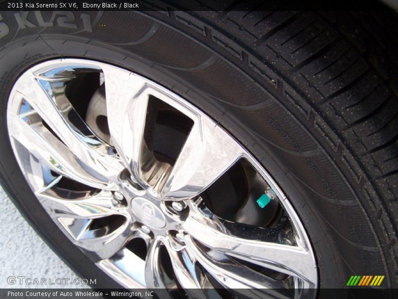 Ebony Black / Black 2013 Kia Sorento SX V6