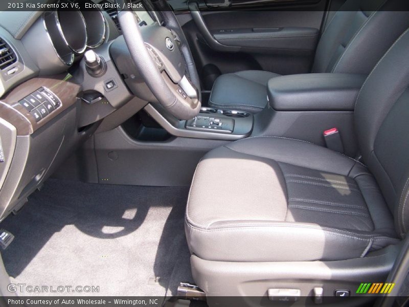 Ebony Black / Black 2013 Kia Sorento SX V6