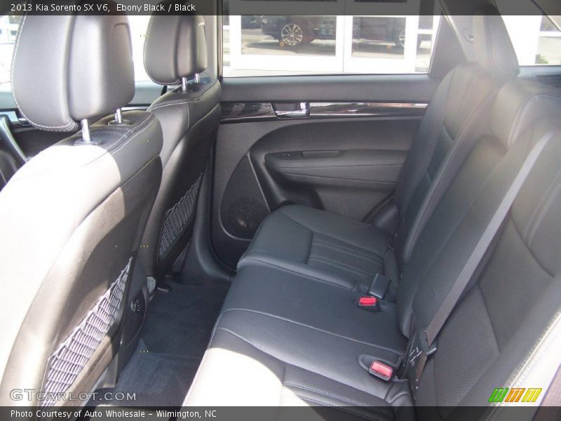 Rear Seat of 2013 Sorento SX V6