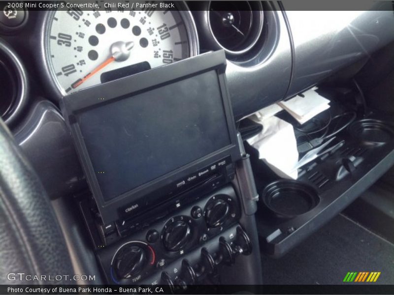 Chili Red / Panther Black 2008 Mini Cooper S Convertible