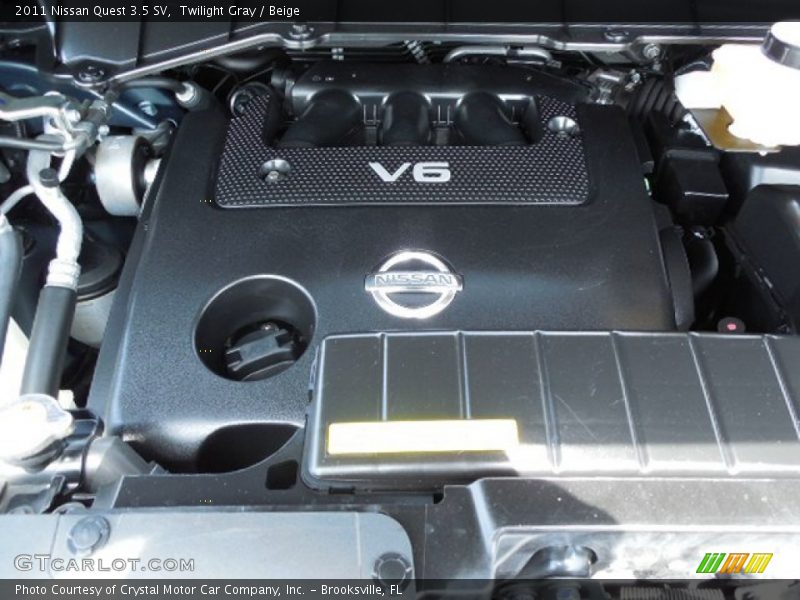  2011 Quest 3.5 SV Engine - 3.5 Liter DOHC 24-Valve CVTCS V6