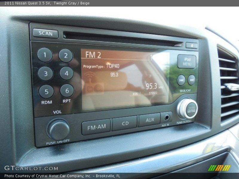 Audio System of 2011 Quest 3.5 SV