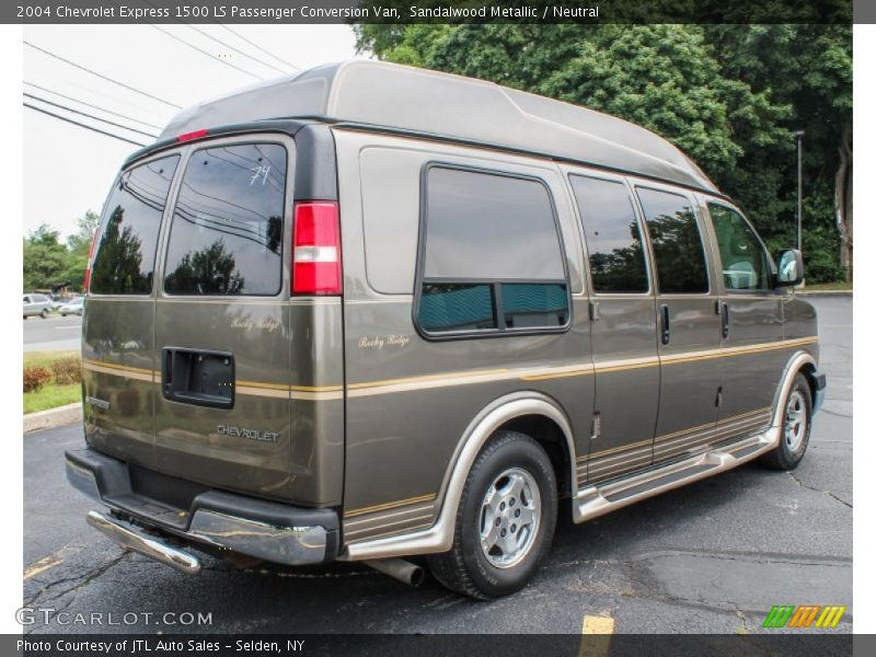 Sandalwood Metallic / Neutral 2004 Chevrolet Express 1500 LS Passenger Conversion Van
