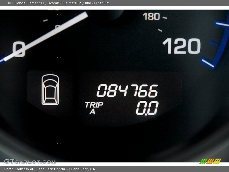 Atomic Blue Metallic / Black/Titanium 2007 Honda Element LX