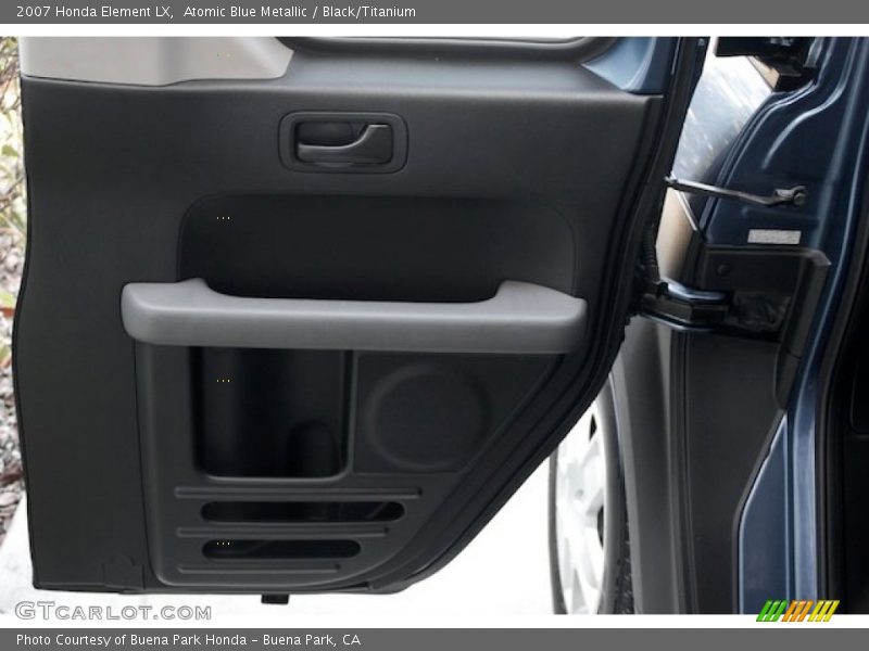 Atomic Blue Metallic / Black/Titanium 2007 Honda Element LX