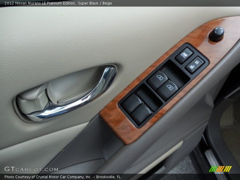 Super Black / Beige 2012 Nissan Murano LE Platinum Edition