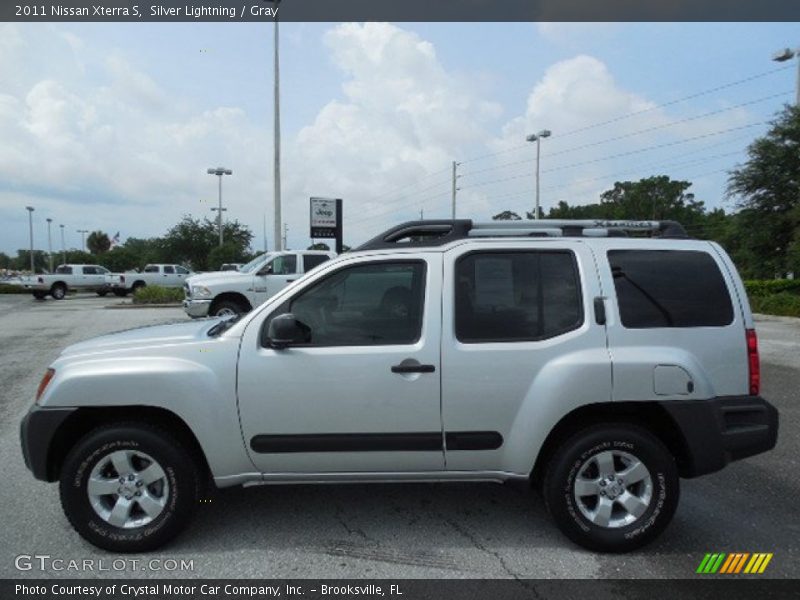 Silver Lightning / Gray 2011 Nissan Xterra S