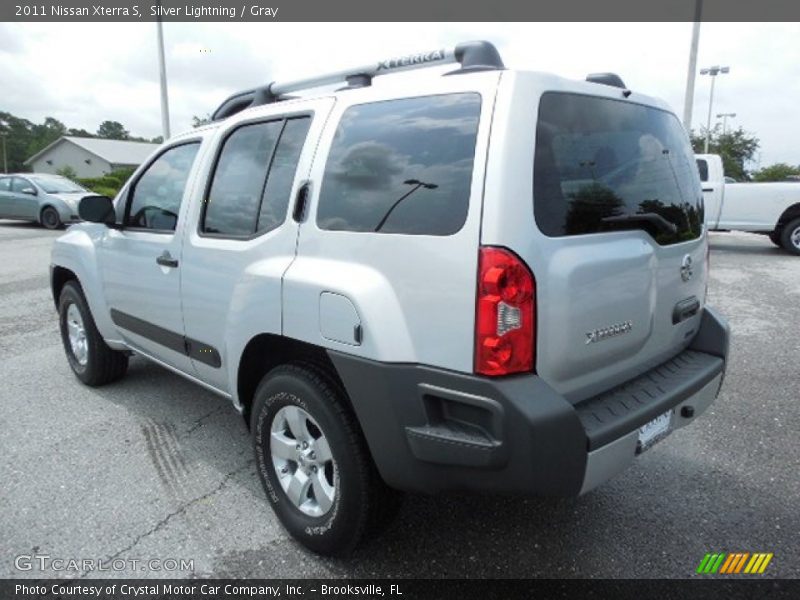 Silver Lightning / Gray 2011 Nissan Xterra S