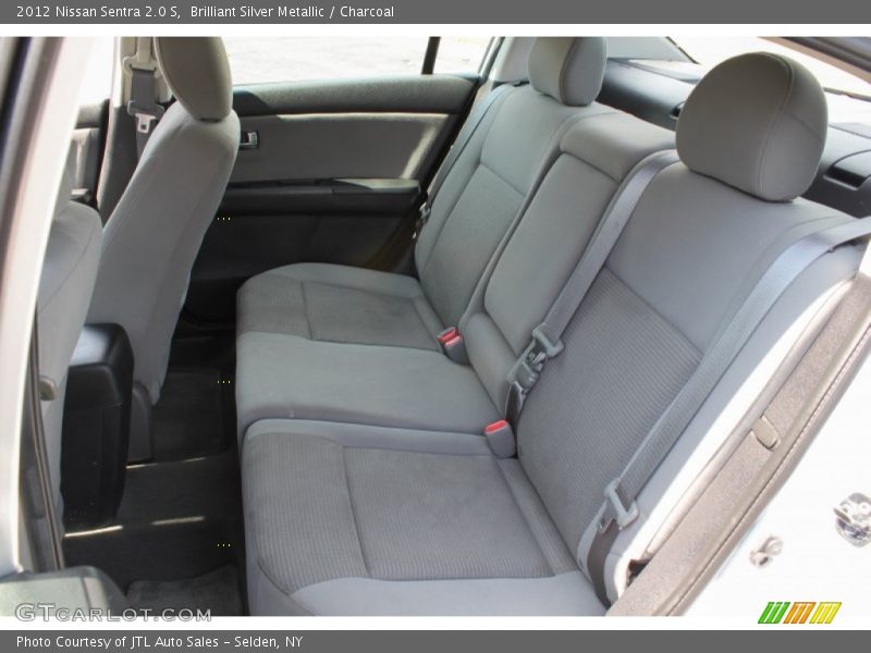 Brilliant Silver Metallic / Charcoal 2012 Nissan Sentra 2.0 S