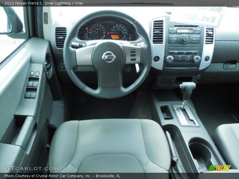 Silver Lightning / Gray 2011 Nissan Xterra S