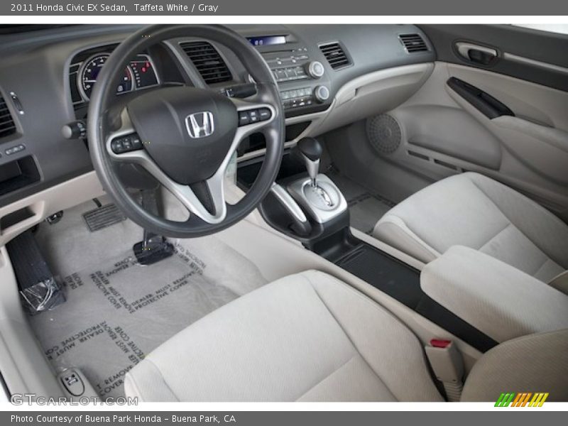 Gray Interior - 2011 Civic EX Sedan 