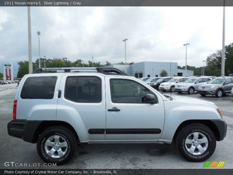 Silver Lightning / Gray 2011 Nissan Xterra S