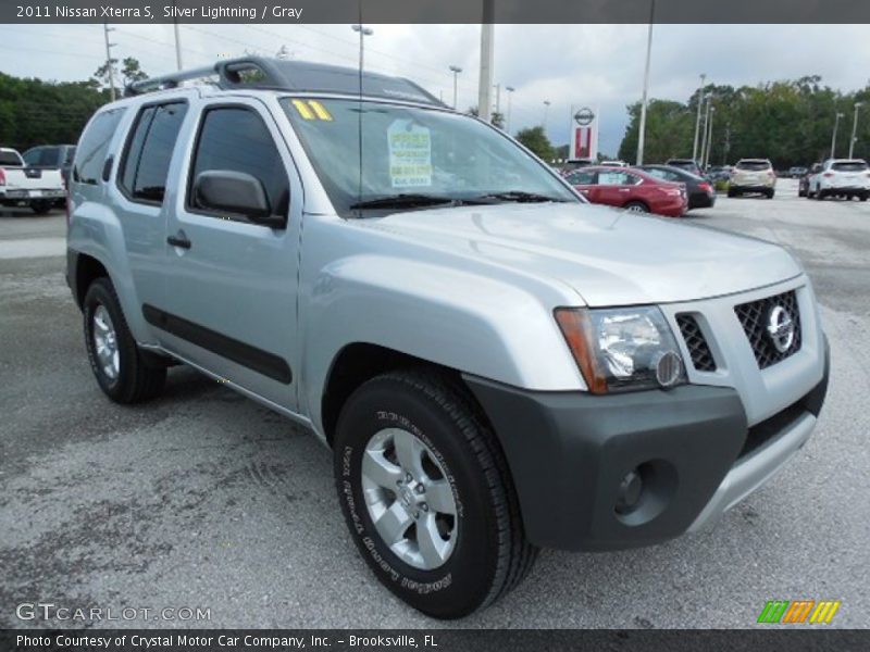 Silver Lightning / Gray 2011 Nissan Xterra S