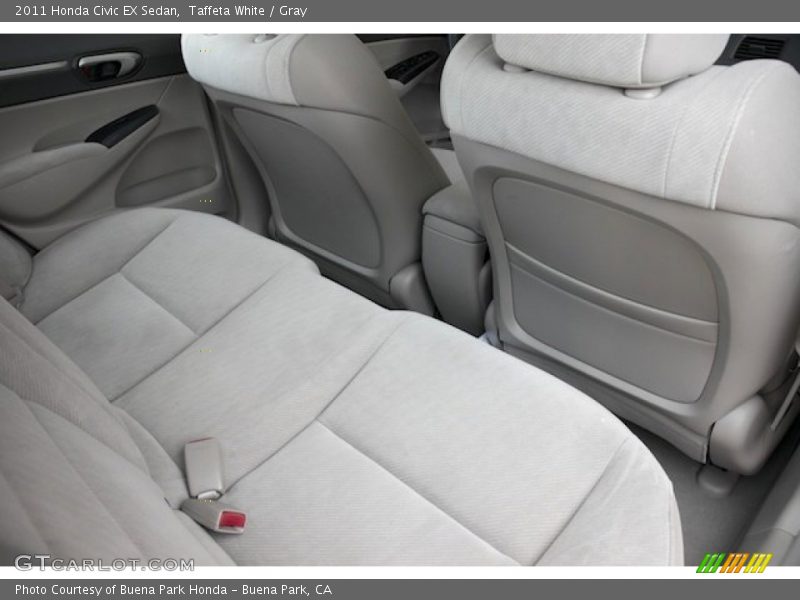 Taffeta White / Gray 2011 Honda Civic EX Sedan