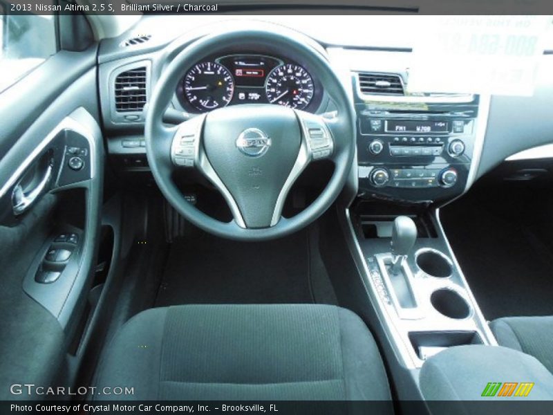 Brilliant Silver / Charcoal 2013 Nissan Altima 2.5 S