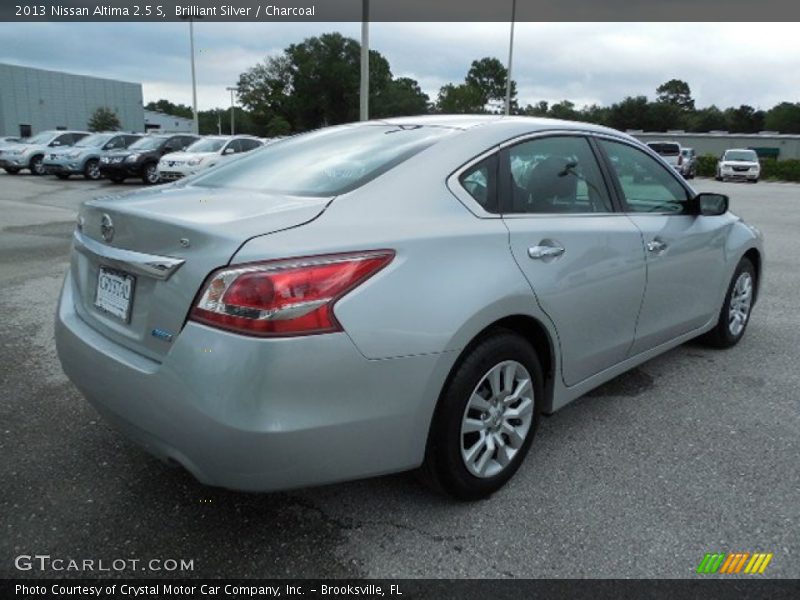 Brilliant Silver / Charcoal 2013 Nissan Altima 2.5 S
