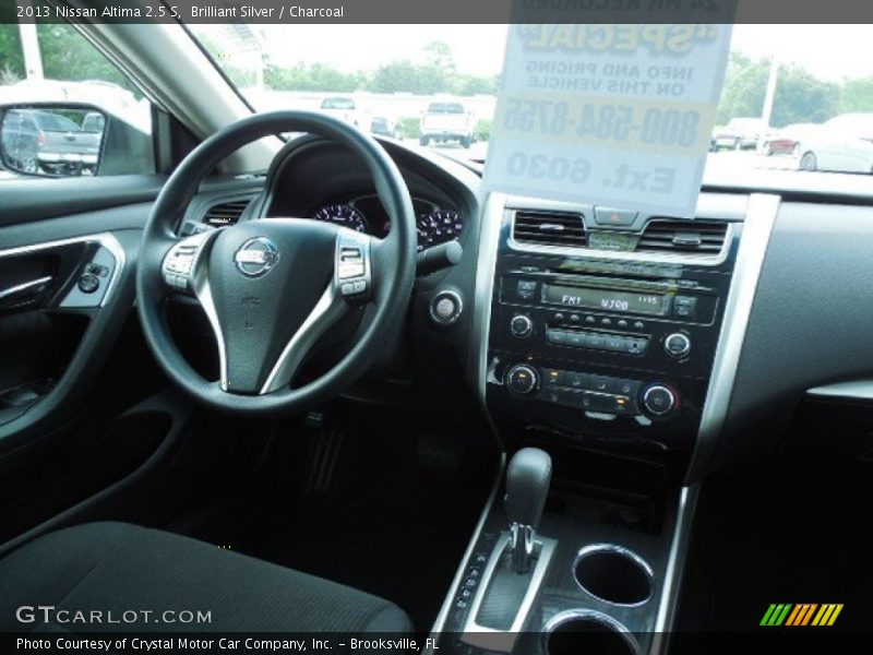 Brilliant Silver / Charcoal 2013 Nissan Altima 2.5 S