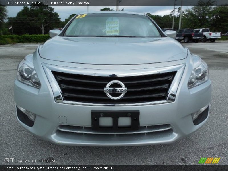 Brilliant Silver / Charcoal 2013 Nissan Altima 2.5 S