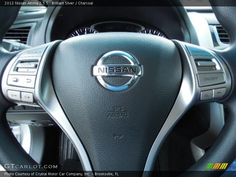 Brilliant Silver / Charcoal 2013 Nissan Altima 2.5 S