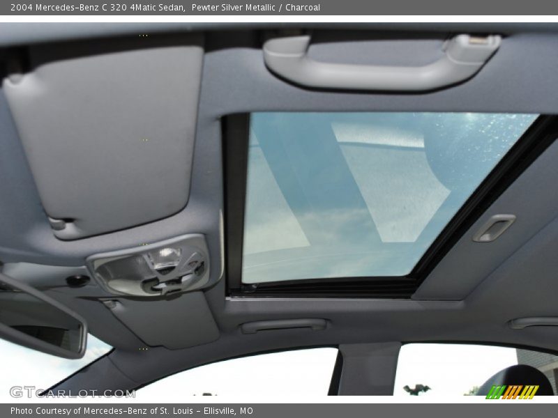 Pewter Silver Metallic / Charcoal 2004 Mercedes-Benz C 320 4Matic Sedan