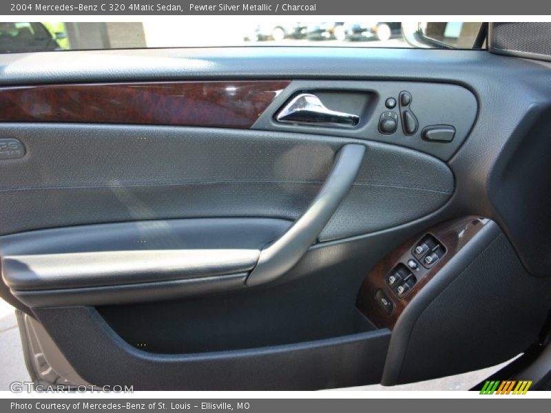 Pewter Silver Metallic / Charcoal 2004 Mercedes-Benz C 320 4Matic Sedan