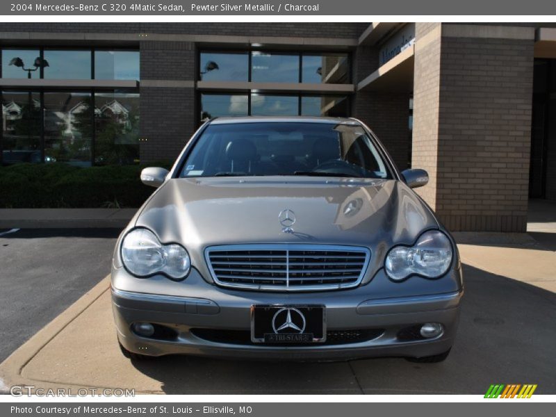 Pewter Silver Metallic / Charcoal 2004 Mercedes-Benz C 320 4Matic Sedan