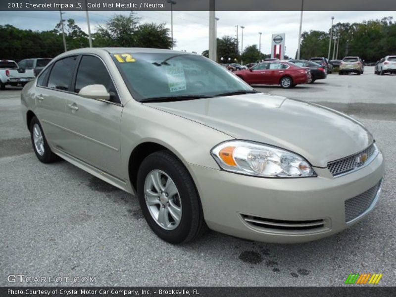 Front 3/4 View of 2012 Impala LS