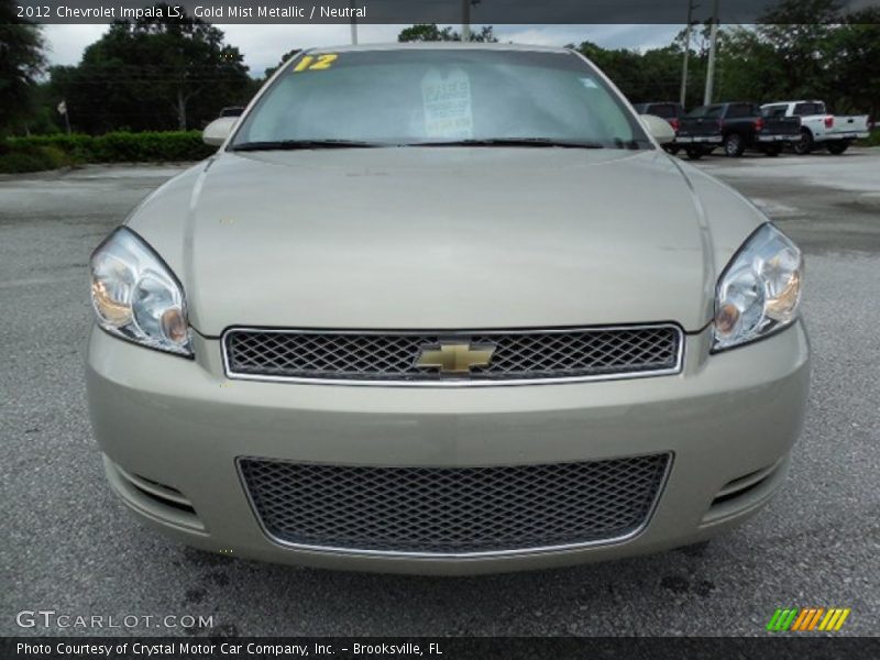 Gold Mist Metallic / Neutral 2012 Chevrolet Impala LS