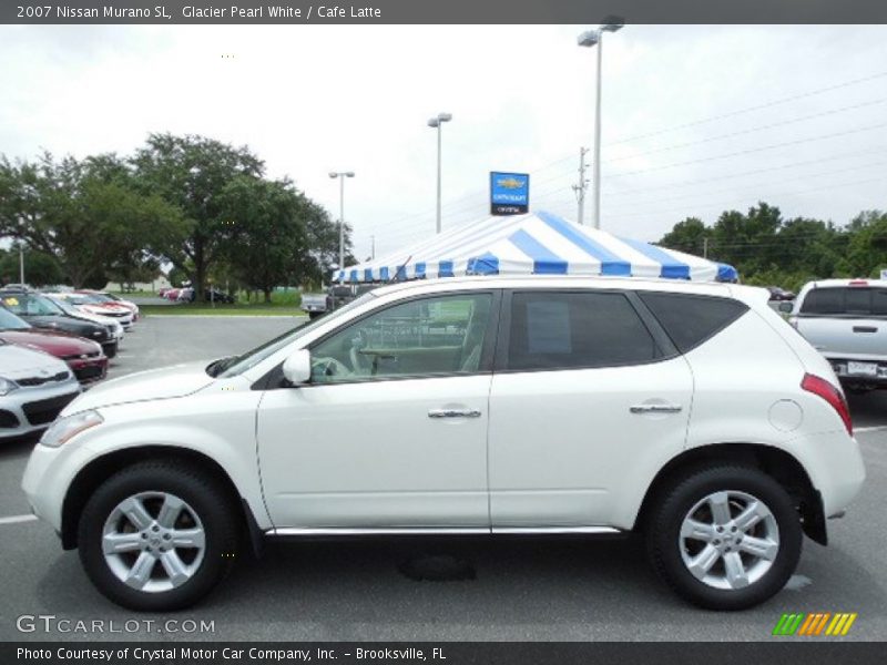 Glacier Pearl White / Cafe Latte 2007 Nissan Murano SL