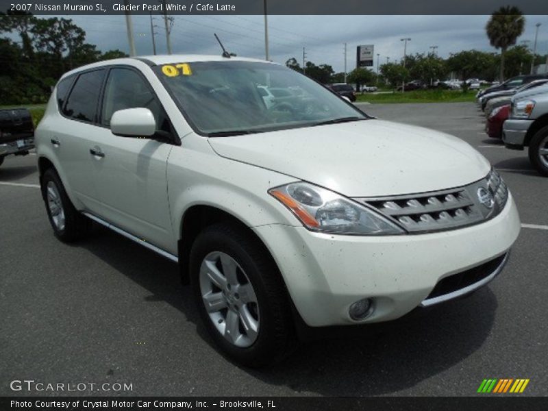 Glacier Pearl White / Cafe Latte 2007 Nissan Murano SL