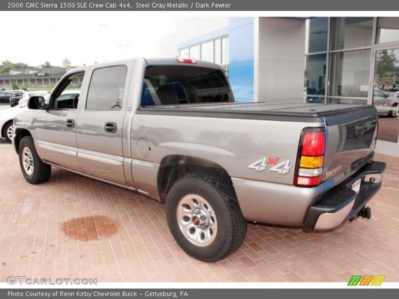 Steel Gray Metallic / Dark Pewter 2006 GMC Sierra 1500 SLE Crew Cab 4x4
