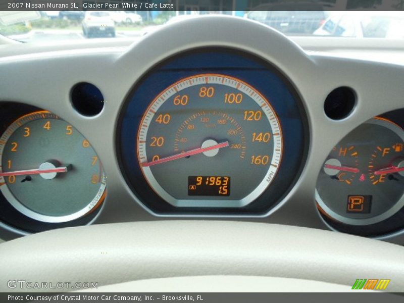 Glacier Pearl White / Cafe Latte 2007 Nissan Murano SL