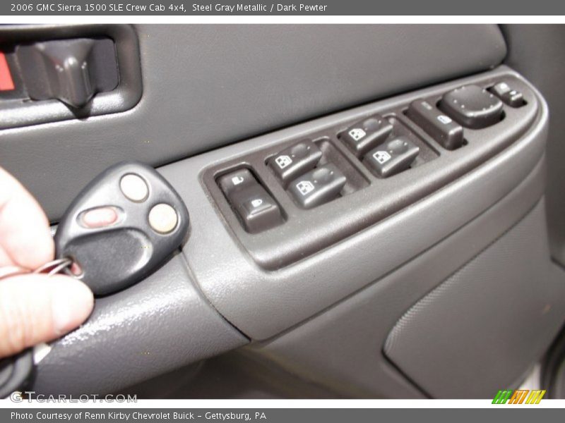 Steel Gray Metallic / Dark Pewter 2006 GMC Sierra 1500 SLE Crew Cab 4x4