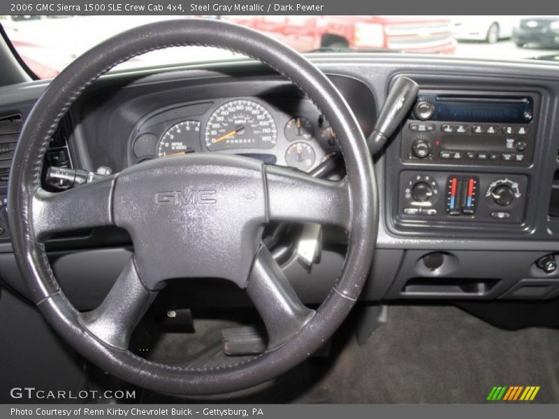 Steel Gray Metallic / Dark Pewter 2006 GMC Sierra 1500 SLE Crew Cab 4x4