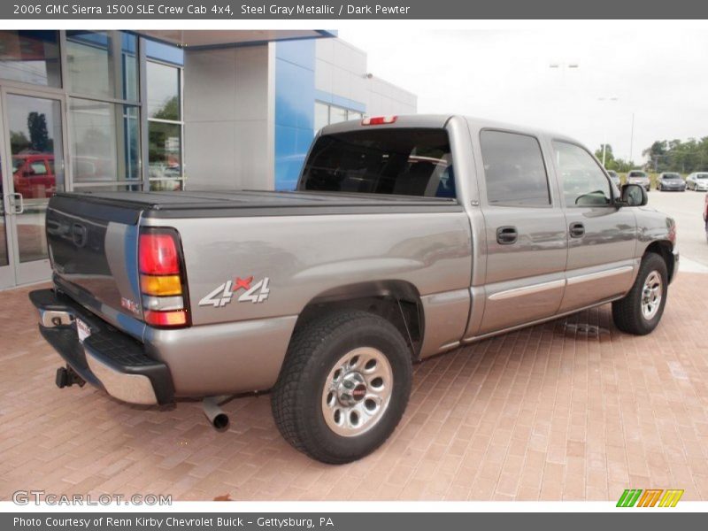 Steel Gray Metallic / Dark Pewter 2006 GMC Sierra 1500 SLE Crew Cab 4x4