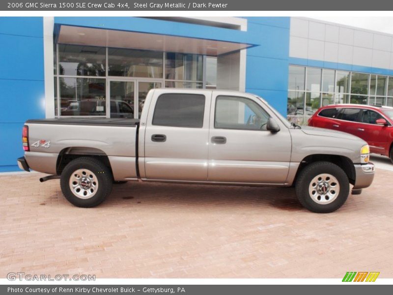 Steel Gray Metallic / Dark Pewter 2006 GMC Sierra 1500 SLE Crew Cab 4x4