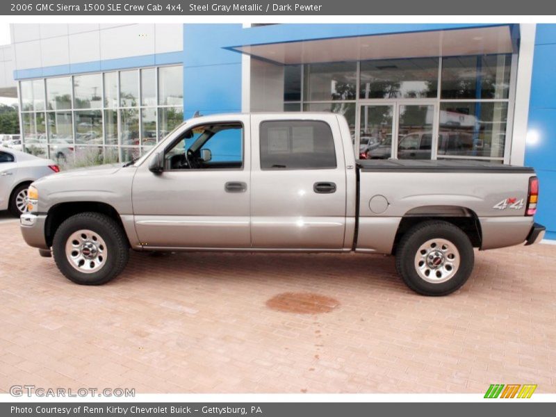 Steel Gray Metallic / Dark Pewter 2006 GMC Sierra 1500 SLE Crew Cab 4x4