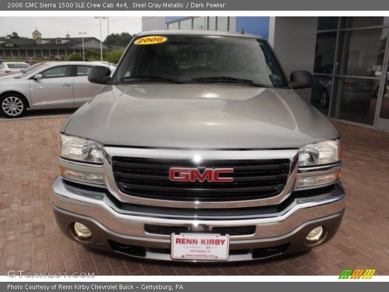 Steel Gray Metallic / Dark Pewter 2006 GMC Sierra 1500 SLE Crew Cab 4x4