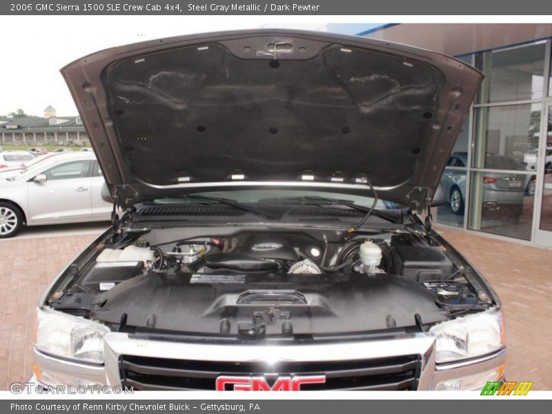 Steel Gray Metallic / Dark Pewter 2006 GMC Sierra 1500 SLE Crew Cab 4x4