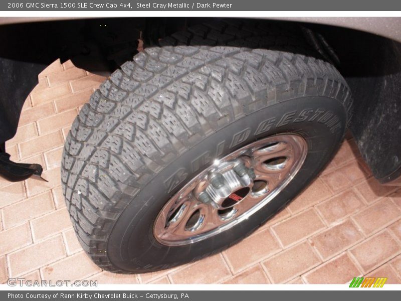 Steel Gray Metallic / Dark Pewter 2006 GMC Sierra 1500 SLE Crew Cab 4x4