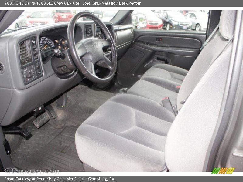 Steel Gray Metallic / Dark Pewter 2006 GMC Sierra 1500 SLE Crew Cab 4x4