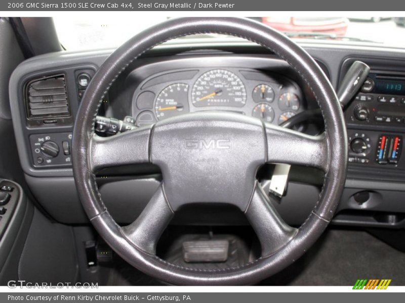 Steel Gray Metallic / Dark Pewter 2006 GMC Sierra 1500 SLE Crew Cab 4x4