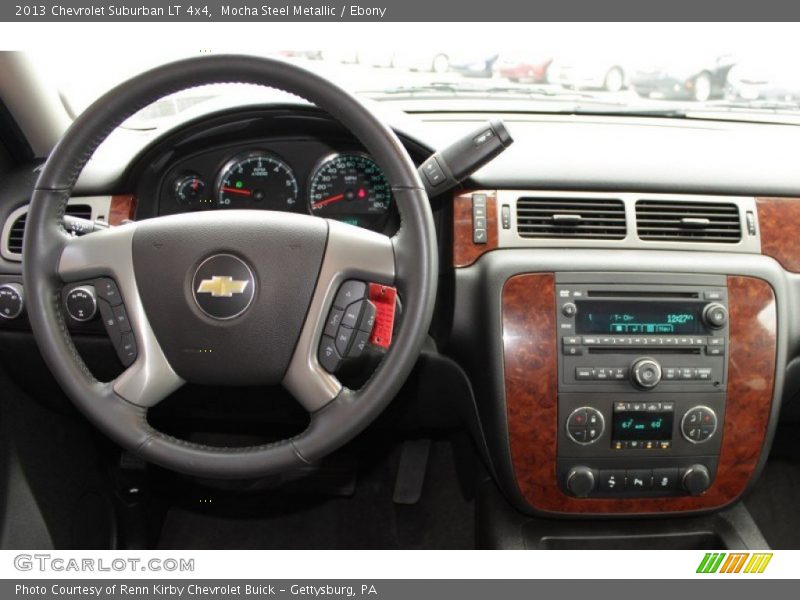 Mocha Steel Metallic / Ebony 2013 Chevrolet Suburban LT 4x4