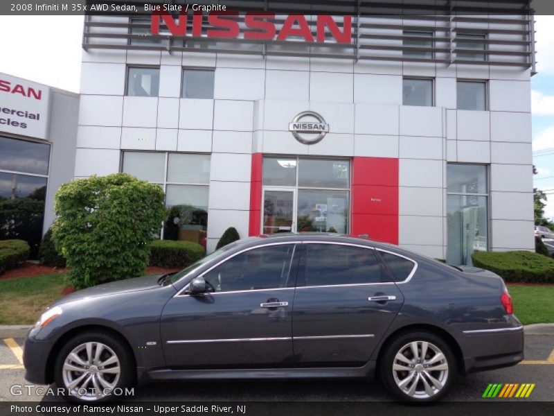 Blue Slate / Graphite 2008 Infiniti M 35x AWD Sedan