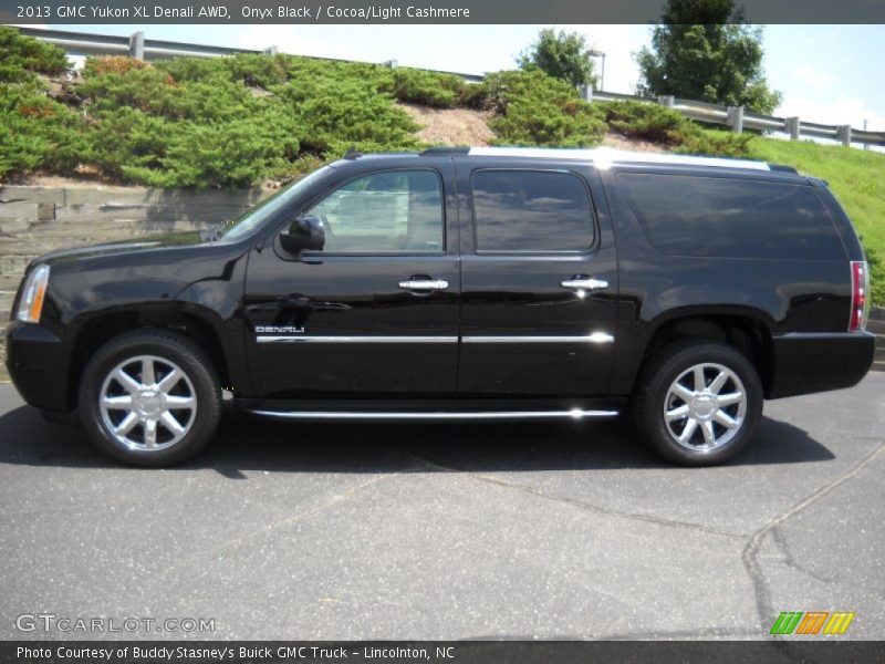 Onyx Black / Cocoa/Light Cashmere 2013 GMC Yukon XL Denali AWD