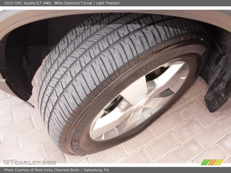 White Diamond Tricoat / Light Titanium 2010 GMC Acadia SLT AWD