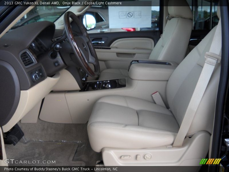 Onyx Black / Cocoa/Light Cashmere 2013 GMC Yukon XL Denali AWD