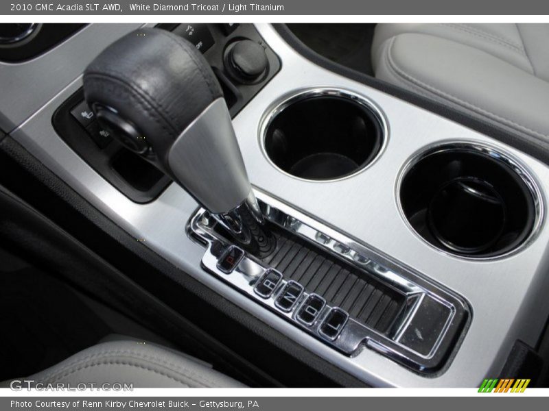 White Diamond Tricoat / Light Titanium 2010 GMC Acadia SLT AWD