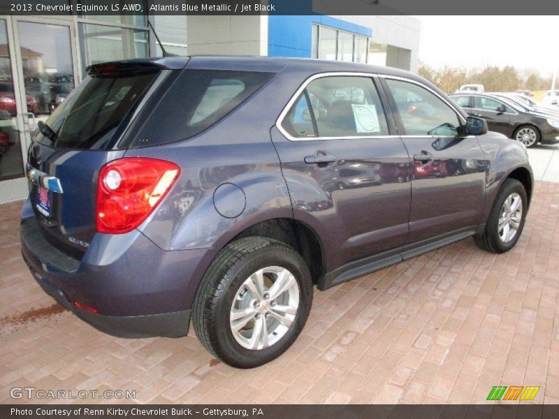 Atlantis Blue Metallic / Jet Black 2013 Chevrolet Equinox LS AWD