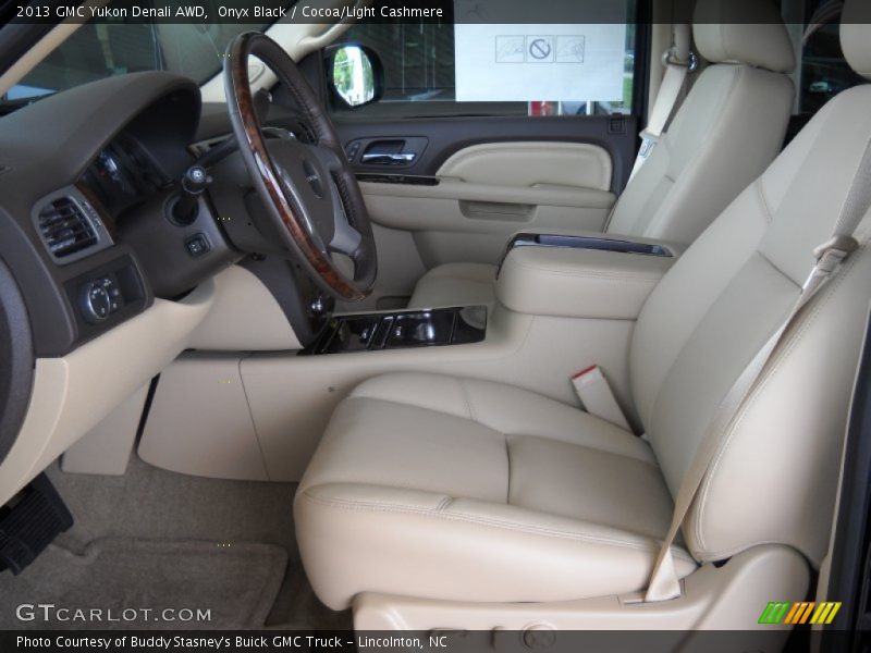 Onyx Black / Cocoa/Light Cashmere 2013 GMC Yukon Denali AWD